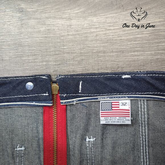 L.C. King Denim Mini Skirt Size 32 (14) - Picture 2 of 5